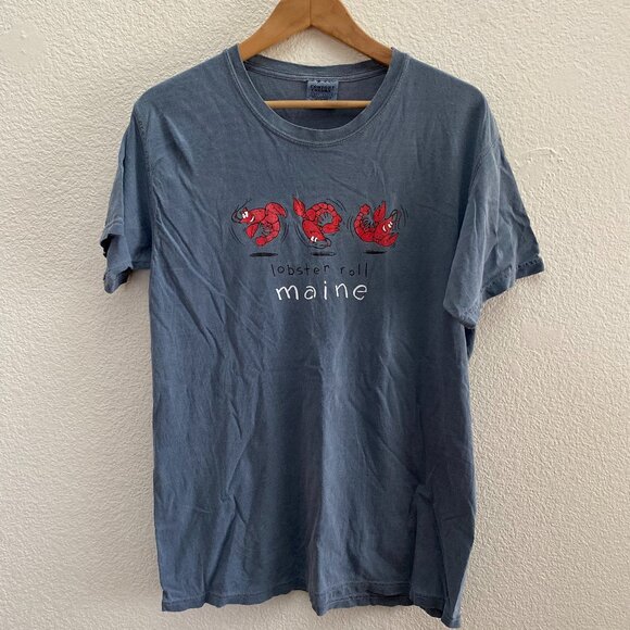 Comfort Colors Other - Maine Lobster Roll T-Shirt Medium Comfort Colors Garment Dyed Seafood Ocean